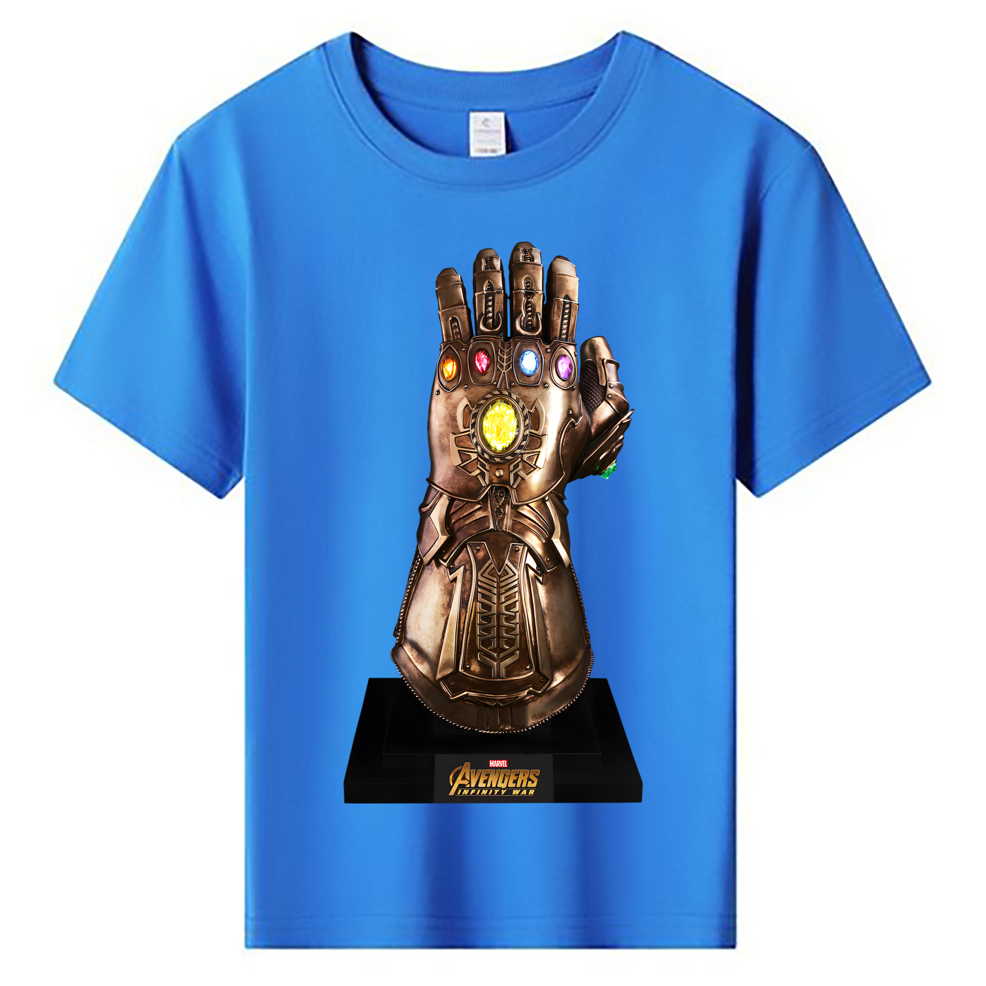 （画像用） アベンジャーズ The Avengers 綿100％キッズTシャツ（フロントプリント）